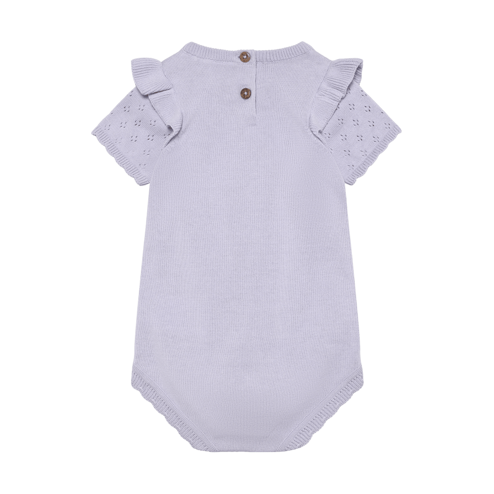 En Fant Infant Girl Knit Romper - Princess and the Pea Boutique