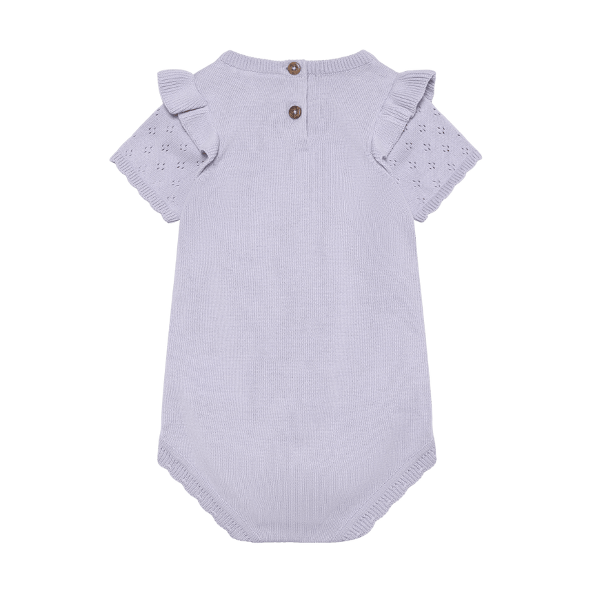 En Fant Infant Girl Knit Romper - Princess and the Pea Boutique