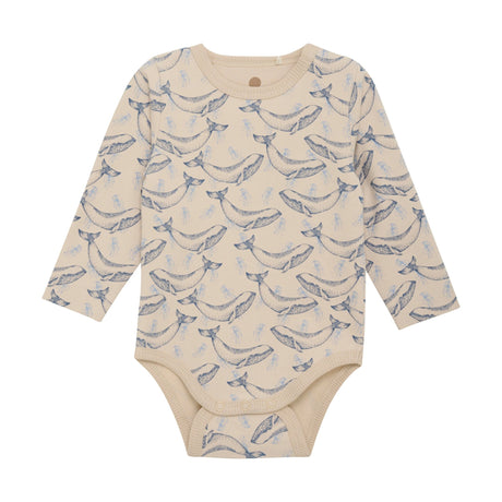 En Fant Longsleeve Body Suit - Whales - Princess and the Pea