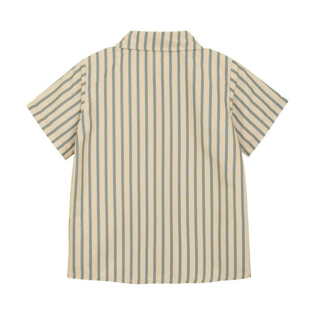 En Fant Short Sleeve Swim Shirt - Cement - Princess and the Pea