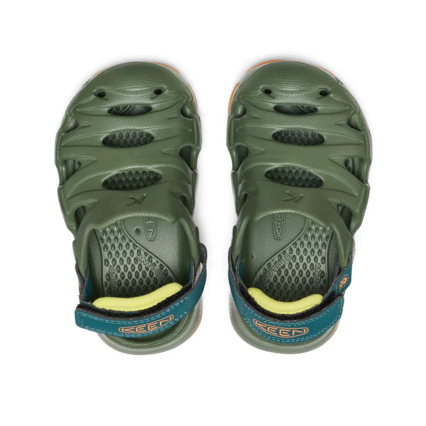 Keen Toddlers' HyperFLT Clog - Bronze Green/Orange Peel