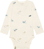 Fixoni Long Sleeve Bodysuit - Whale - Princess and the Pea Boutique