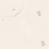 Fixoni Short Sleeve Romper - Bear - Princess and the Pea Boutique