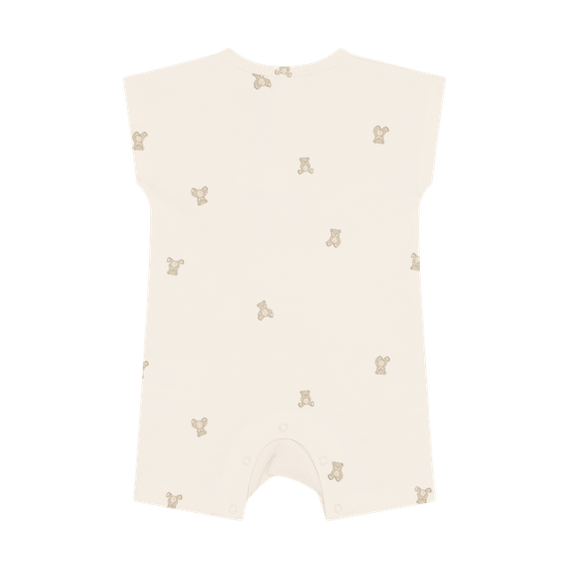 Fixoni Short Sleeve Romper - Bear - Princess and the Pea Boutique