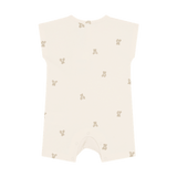 Fixoni Short Sleeve Romper - Bear - Princess and the Pea Boutique