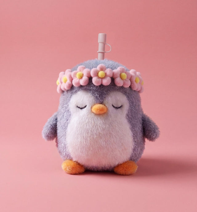 Asobu Flora the Penguin Fuzzie plush