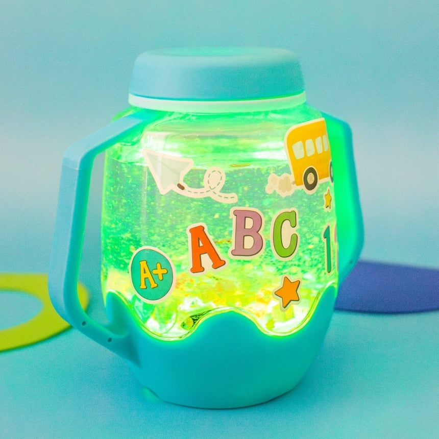 Glo Pals DIY Sensory Jar Gift Set - ABC Theme - Princess and the Pea Boutique