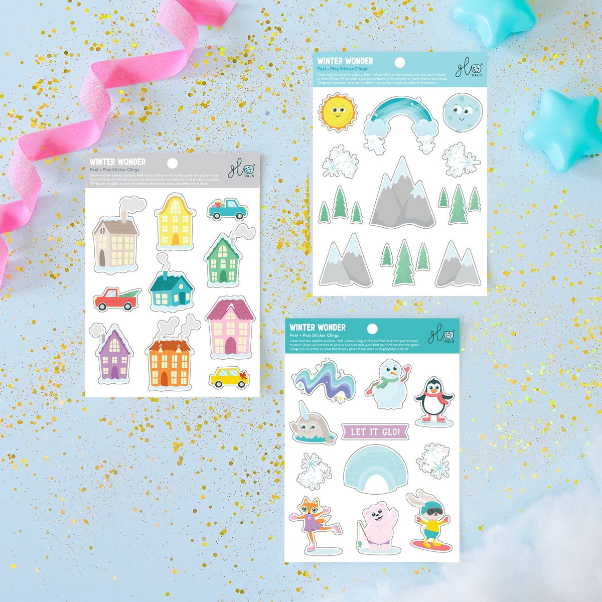Glo Pals DIY Sensory Jar Gift Set - Sensory Snowglobe - Princess and the Pea Boutique