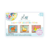 Glo Pals Limited Edition Spring Light - Up Cubes 6 - Packs Farm Frenzy - Princess and the Pea Boutique
