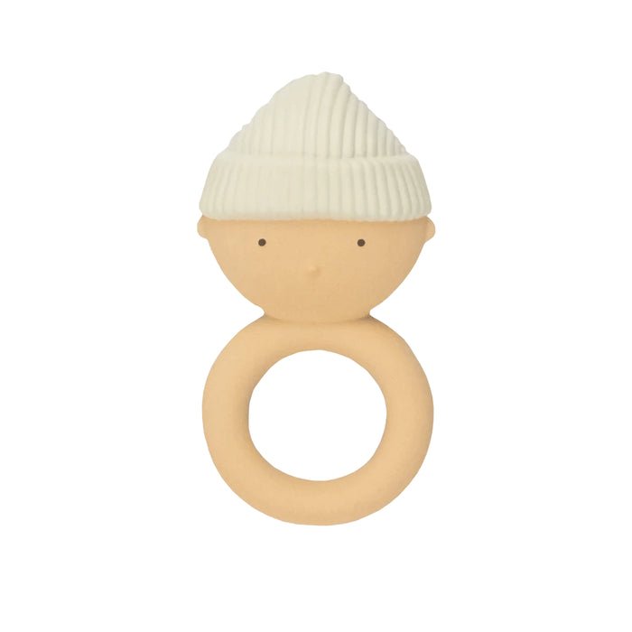 Gommu Ring Baby Teether - Vanilla - Princess and the Pea Boutique
