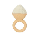 Gommu Ring Baby Teether - Vanilla - Princess and the Pea Boutique