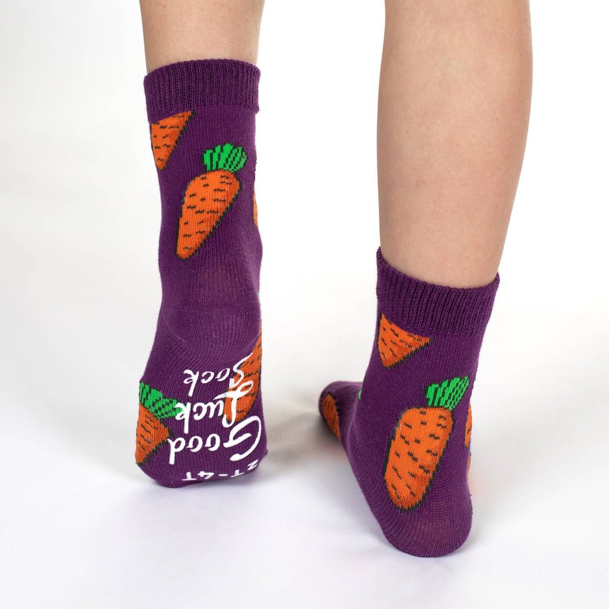 Good Luck Sock - Bananas, Carrots and Watermelon Kids Socks - Princess and the Pea