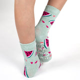 Good Luck Sock - Bananas, Carrots and Watermelon Kids Socks - Princess and the Pea