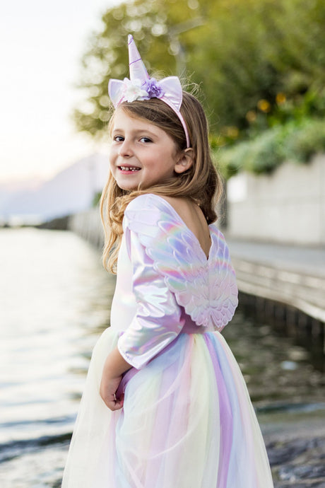 Great Pretenders - Alicorn Dress with Wings & Headband - Princess and the Pea Boutique