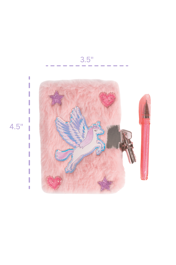 Great Pretenders - Amazing Alicorn Mini Furry Journal - Princess and the Pea Boutique