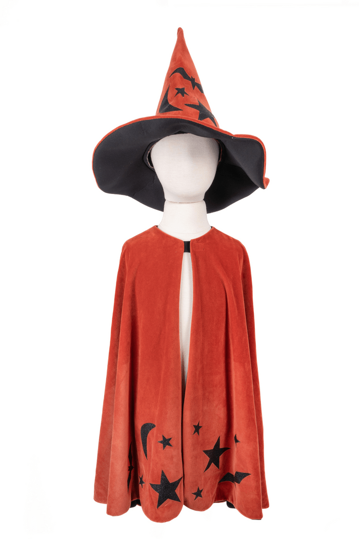 Great Pretenders - Autum Embers Wizard Cape and Hat - Princess and the Pea Boutique
