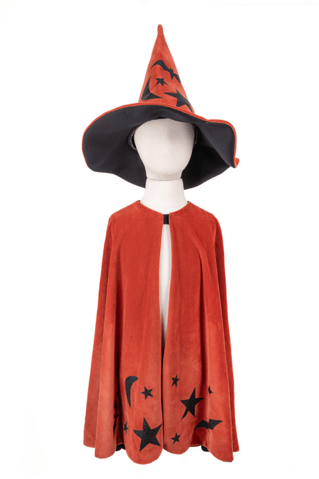 Great Pretenders - Autum Embers Wizard Cape and Hat - Princess and the Pea Boutique