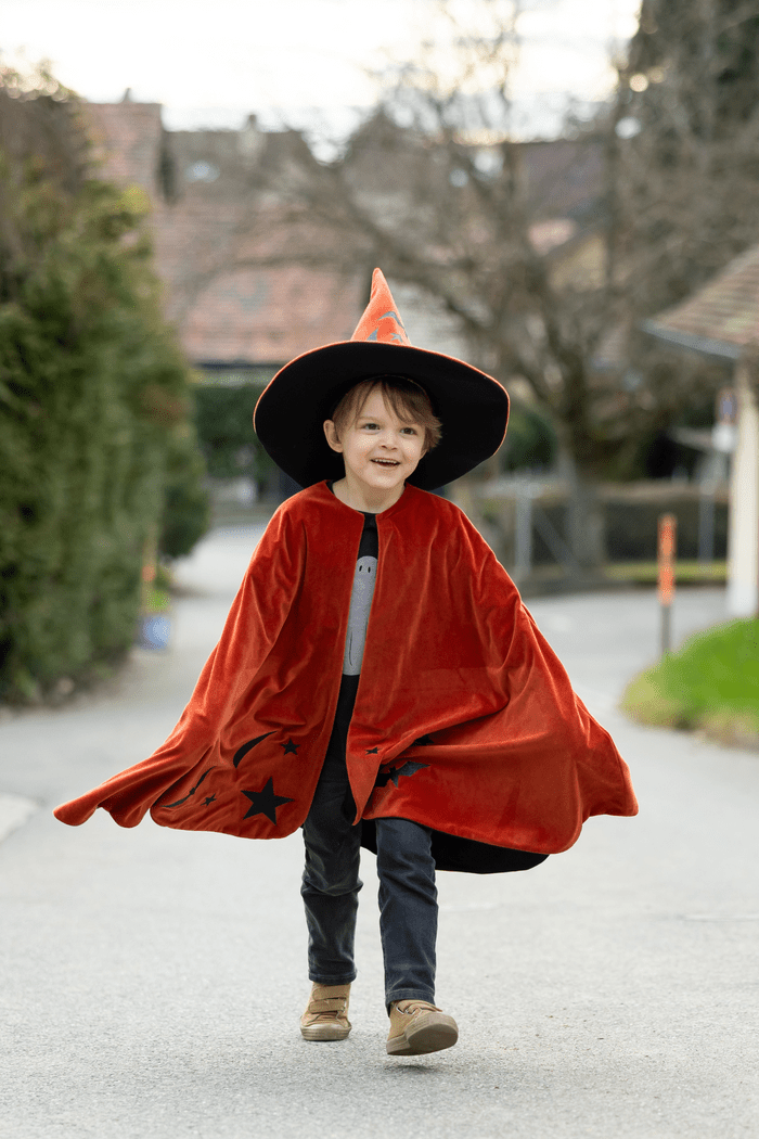 Great Pretenders - Autum Embers Wizard Cape and Hat - Princess and the Pea Boutique