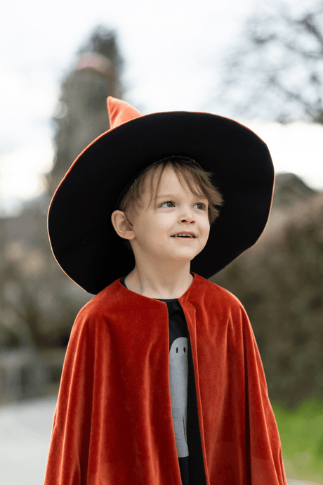 Great Pretenders - Autum Embers Wizard Cape and Hat - Princess and the Pea Boutique