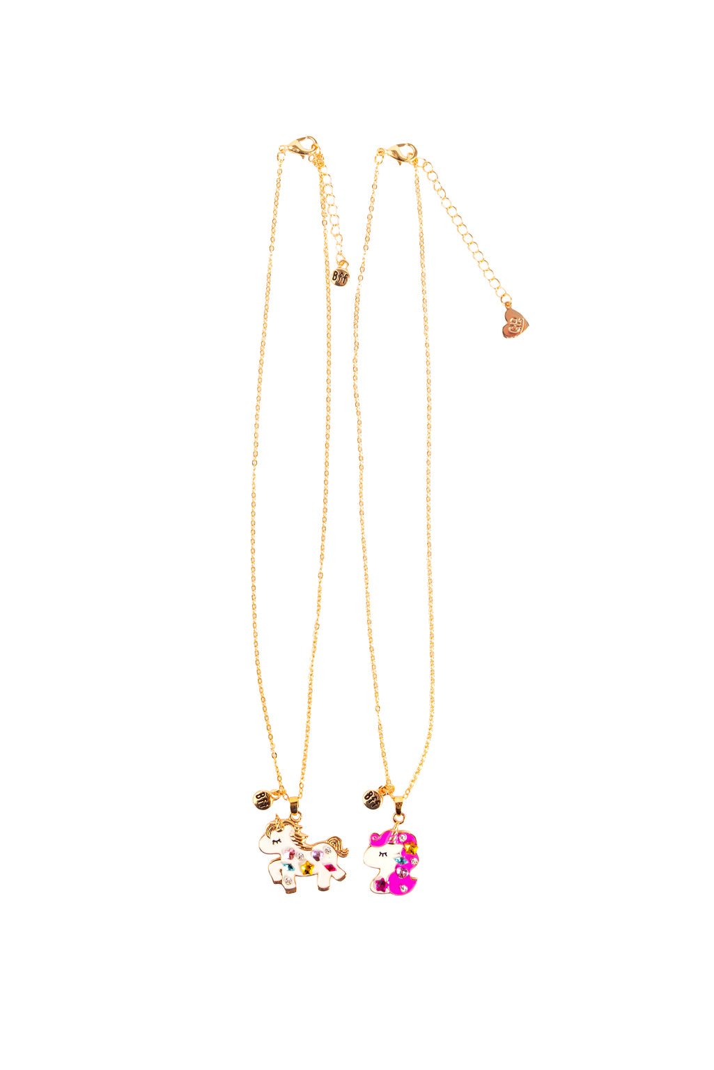 Great Pretenders - Bejewelled Unicorns Tear and Share Necklace - Princess and the Pea Boutique