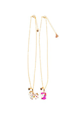 Great Pretenders - Bejewelled Unicorns Tear and Share Necklace - Princess and the Pea Boutique