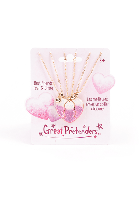 Great Pretenders - Besties Era Tear and Share Necklaces, 3pc - Princess and the Pea Boutique
