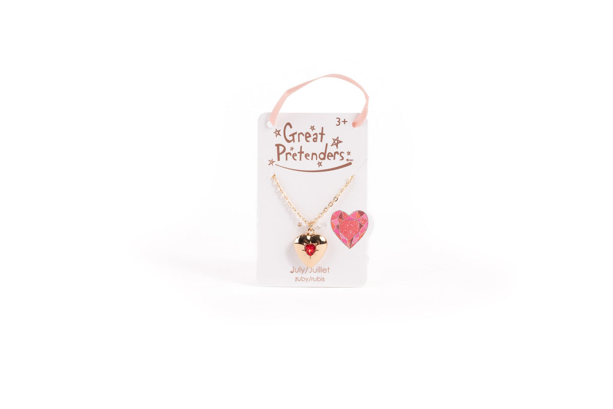 Great Pretenders - Birthstone Heart Lockets - Princess and the Pea Boutique