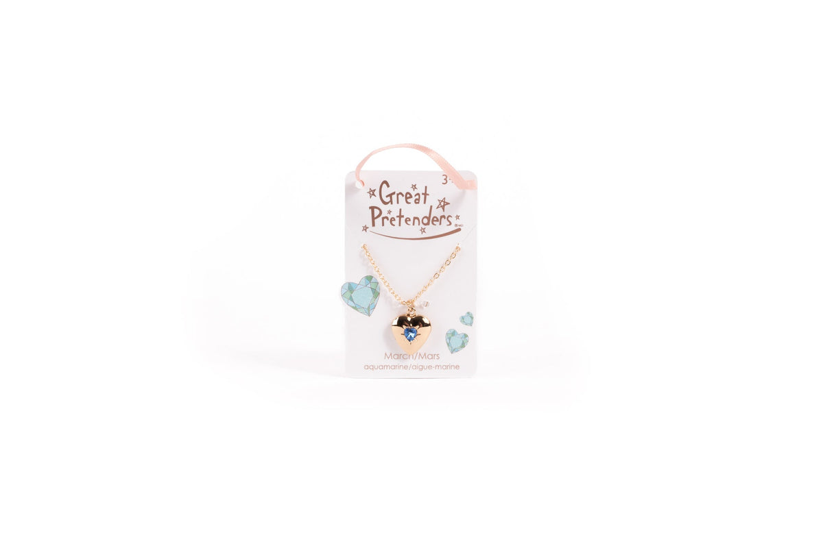Great Pretenders - Birthstone Heart Lockets - Princess and the Pea Boutique