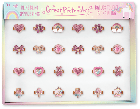 Great Pretenders - Bling Bling Spinner Rings - Princess and the Pea Boutique
