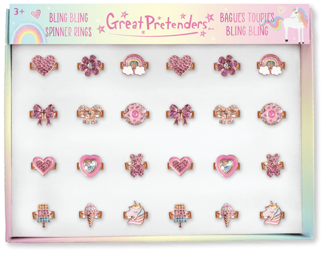 Great Pretenders - Bling Bling Spinner Rings - Princess and the Pea Boutique