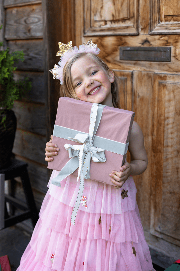 Great Pretenders - Blush Christmas Tree Dress & Headpiece - Princess and the Pea Boutique