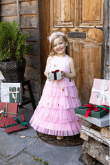 Great Pretenders - Blush Christmas Tree Dress & Headpiece - Princess and the Pea Boutique