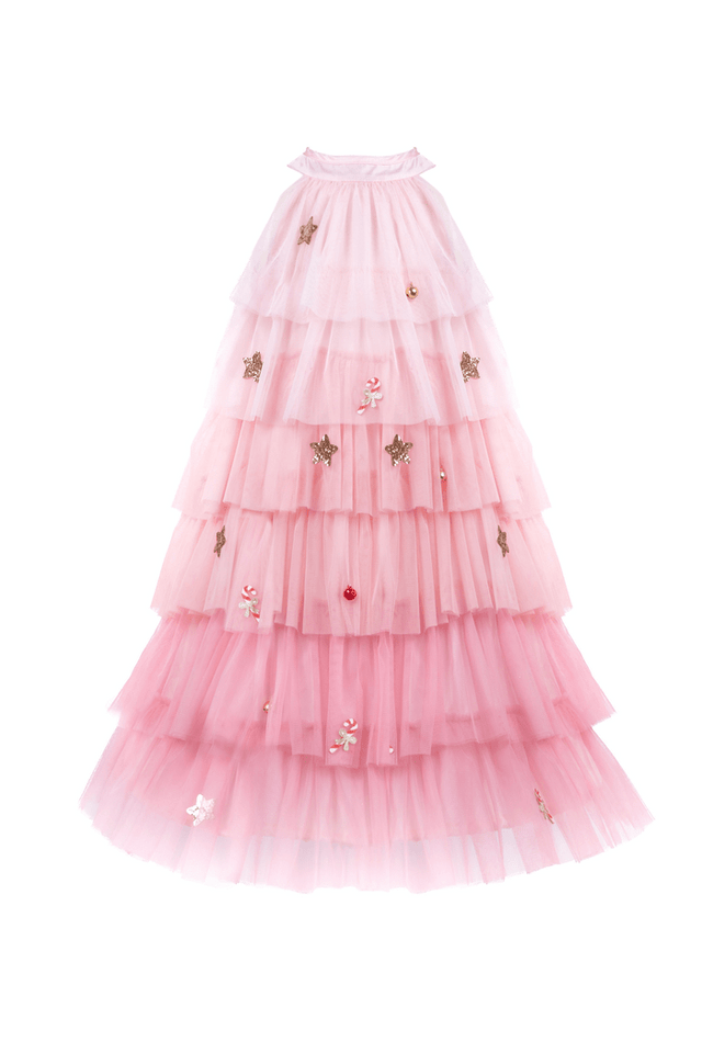 Great Pretenders - Blush Christmas Tree Dress & Headpiece - Princess and the Pea Boutique