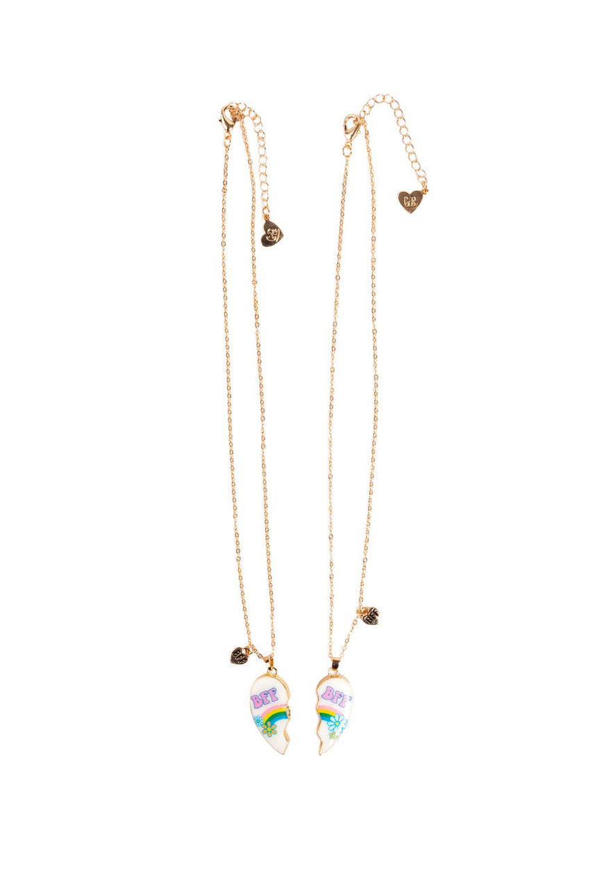 Great Pretenders - Bodacious Besties Tear and Share Necklace - Princess and the Pea Boutique