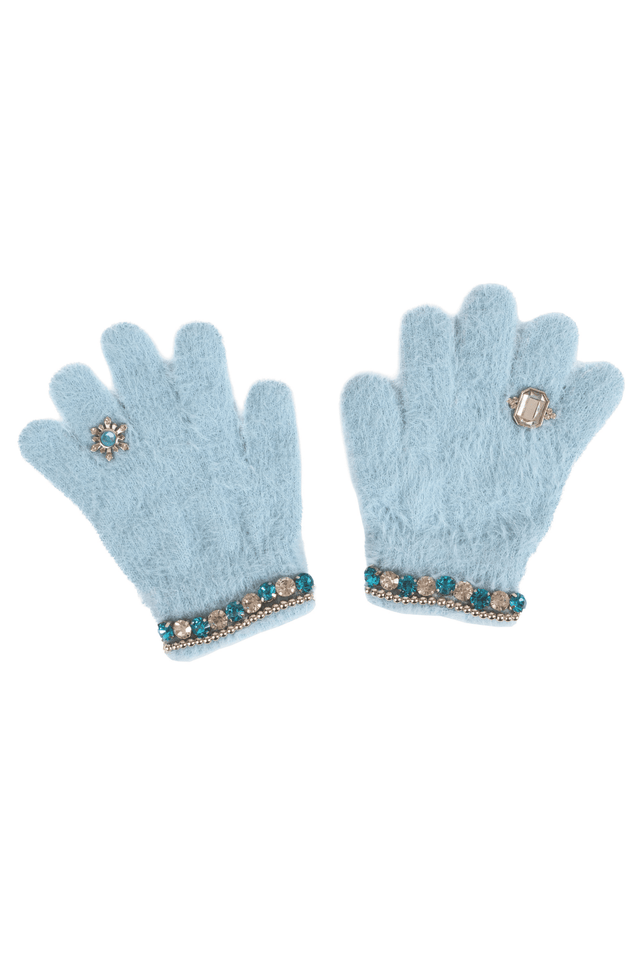 Great Pretenders - Boujee Bijou Gloves - Light Blue - Princess and the Pea Boutique