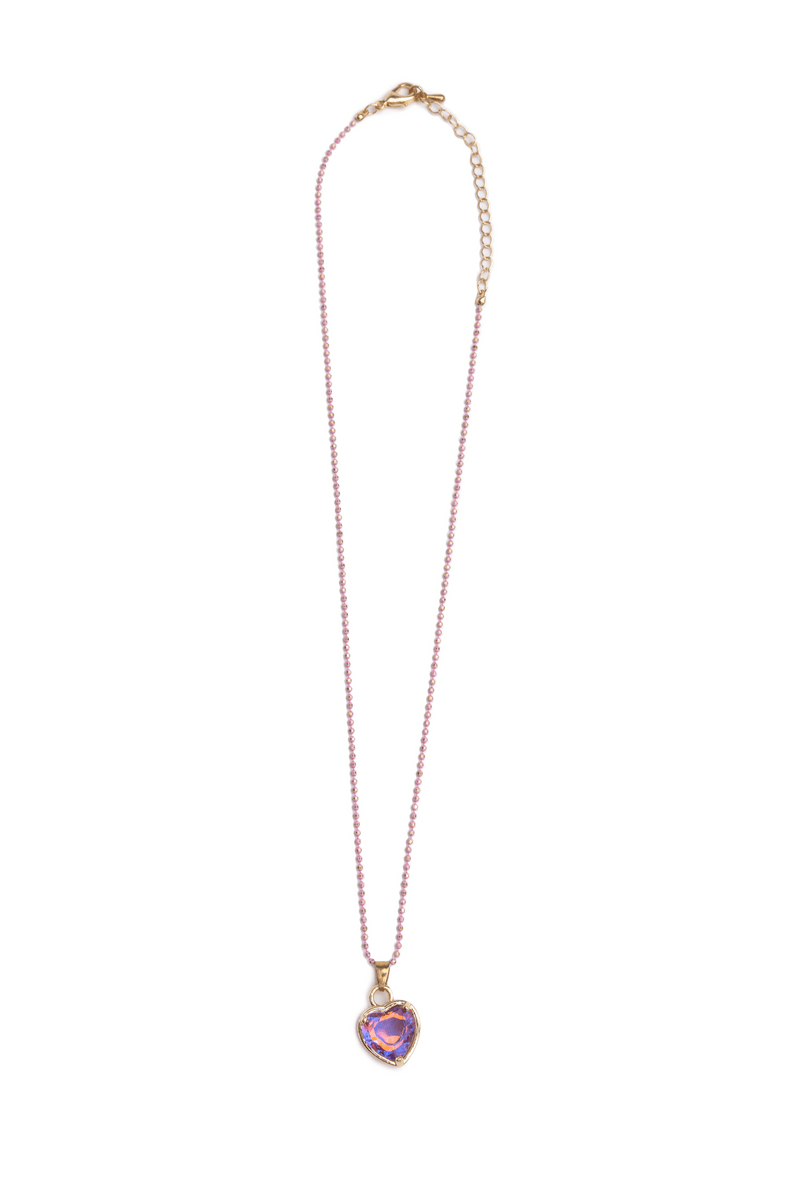 Great Pretenders - Boutique Chic Lilac Love Necklace - Princess and the Pea Boutique