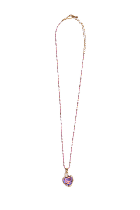 Great Pretenders - Boutique Chic Lilac Love Necklace - Princess and the Pea Boutique
