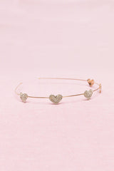 Great Pretenders - Boutique Rhinestone Heart Headband - Princess and the Pea Boutique