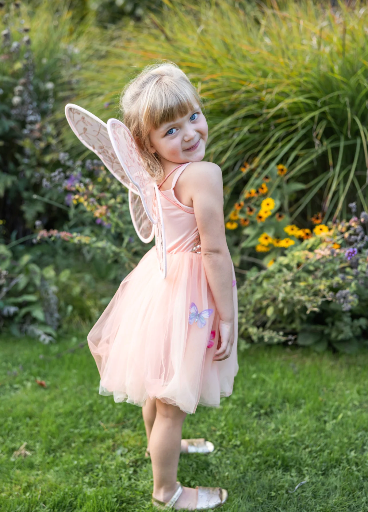 Great Pretenders - Butterfly Bliss Wings, Peach - Princess and the Pea Boutique