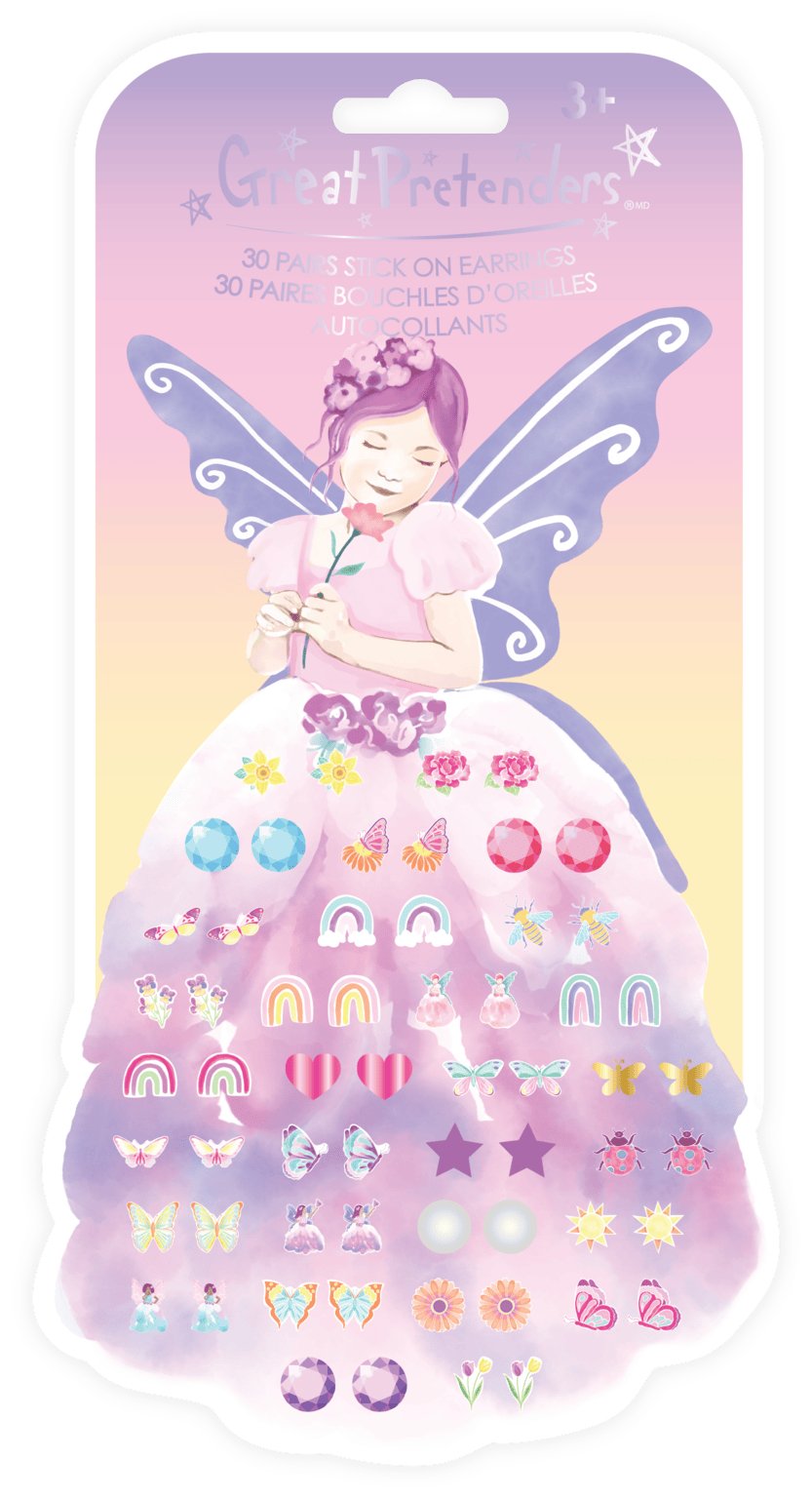 Great Pretenders - Butterfly Fairy Triana Sticker Earrings - Princess and the Pea Boutique