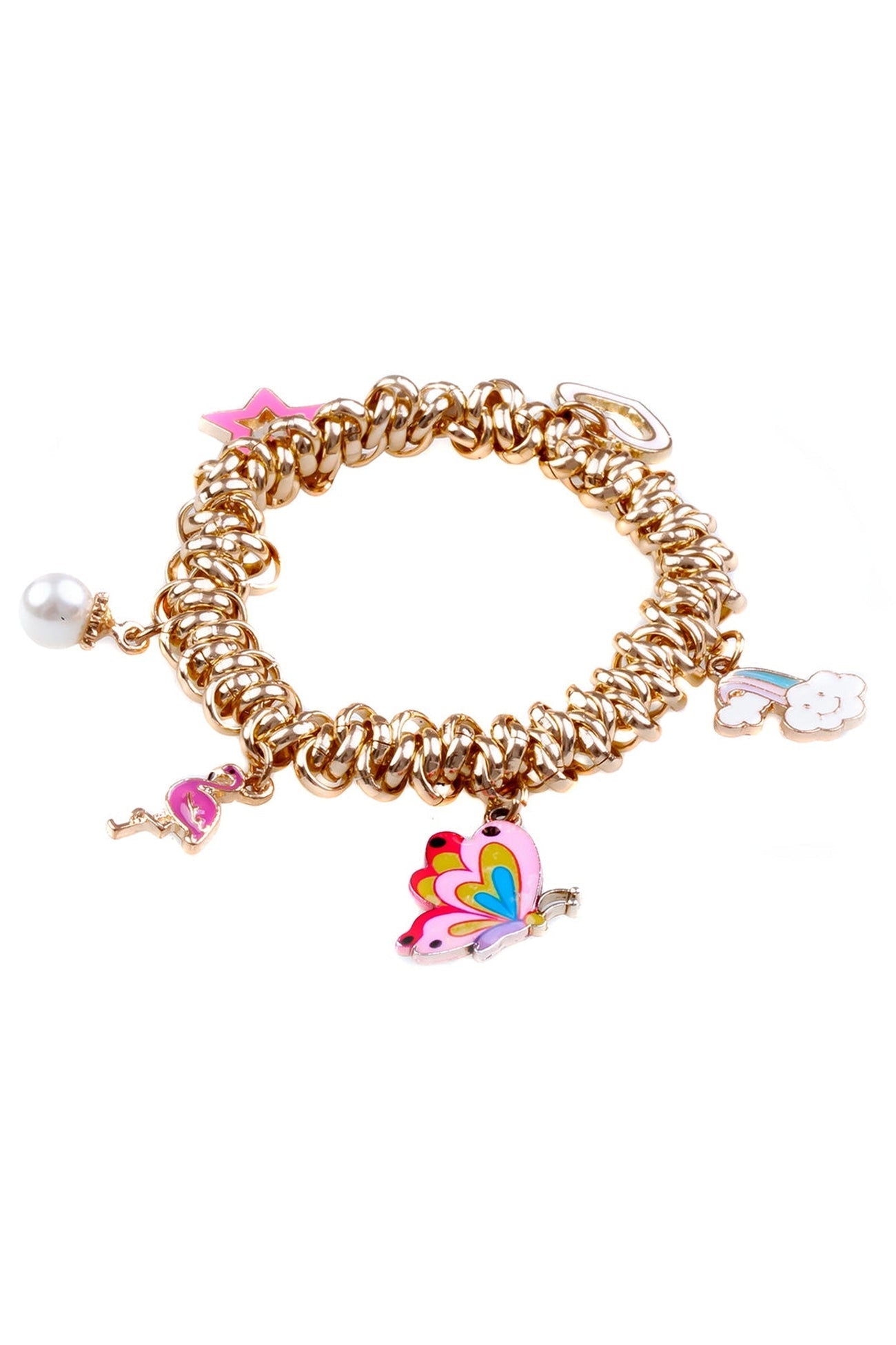 Great Pretenders - Charm - ed and Chain Bracelet - Princess and the Pea Boutique