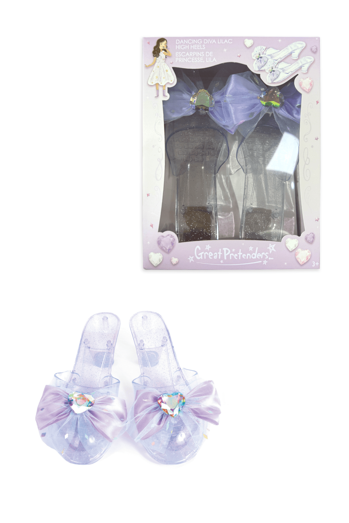 Great Pretenders - Dancing Diva Lilac High Heels - Princess and the Pea Boutique