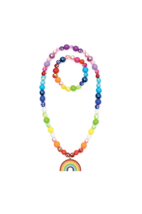 Great Pretenders - Double Rainbow Necklace & Bracelet Set - Princess and the Pea Boutique