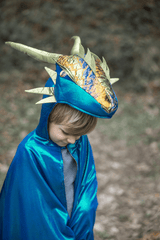 Great Pretenders - Emerald The Metallic Dragon Cape Size 3 - 4 - Princess and the Pea Boutique