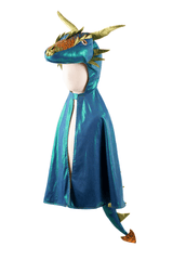 Great Pretenders - Emerald The Metallic Dragon Cape Size 3 - 4 - Princess and the Pea Boutique