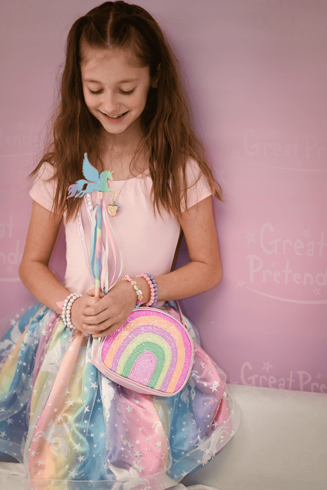 Great Pretenders - Enchanted Unicorn Skirt & Wand Set - Princess and the Pea Boutique