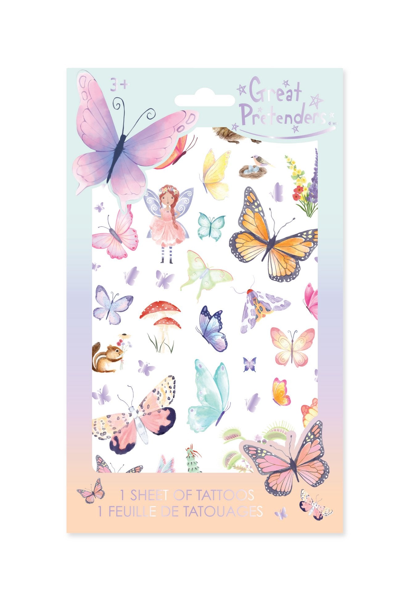 Great Pretenders - Float Like a Butterfly Tattoos - Princess and the Pea Boutique