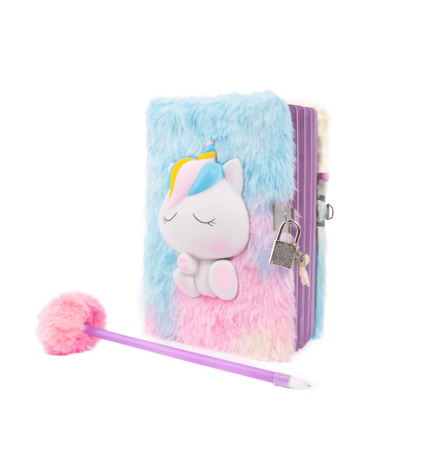 Great Pretenders - Furry Friends Squishy Journal, Unicorn - Princess and the Pea Boutique