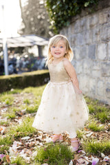 Great Pretenders - Golden Glam Party Dress - Princess and the Pea Boutique