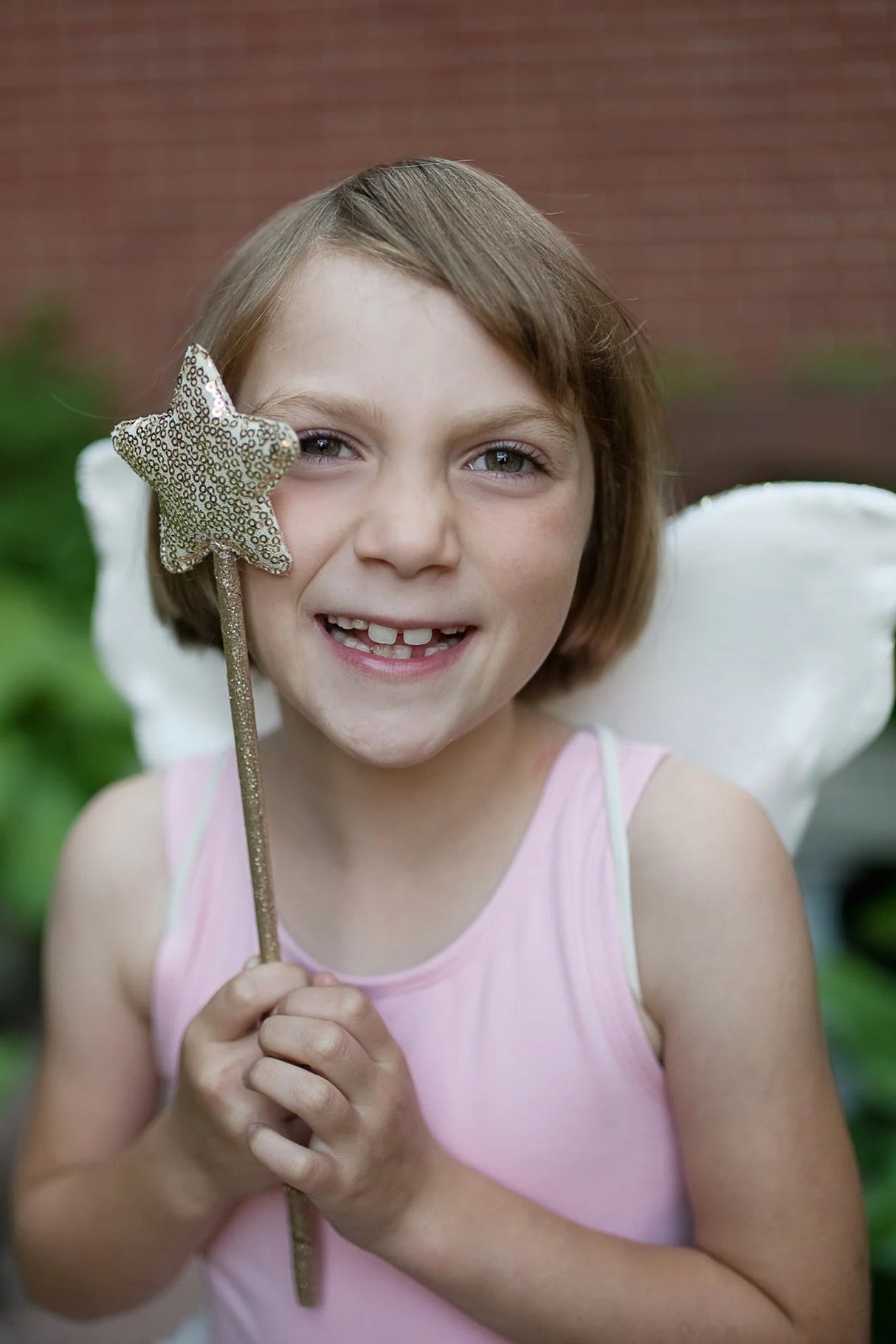 Great Pretenders - Gracious Gold Sequins Skirt, Wings, & Wand - Princess and the Pea Boutique